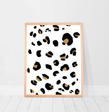 Cheetah Print Leopard Decor Trendy Wall