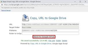 how to upload to google drive from url