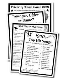 The auto editors of consumer guide one thing the packards of the 1930s a. 1940 Birthday Trivia Game 1940 Birthday Parties Fun Game Etsy Celebrity Name Game Trivia Trivia Games