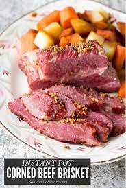 Trim excess fat from beef and rinse under cold water. Instant Pot Corned Beef Brisket With Vegetables Easy One Pot Meal