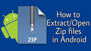 how to extract apk from a zip file
