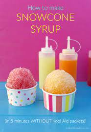 snowcone syrup recipe easy and