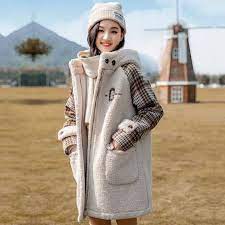 Lamb Wool Coat For Women 2022 Winter