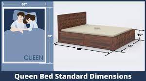 queen size bed dimensions in feet and