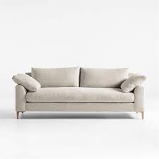 Santiago Pillow Top Arm Sofa With Wood