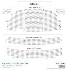 barrymore theatre new york seating