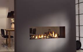double sided electric fireplace