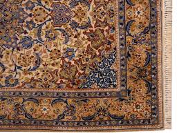 isfahan persian rug very fine 5 7 x 3 7