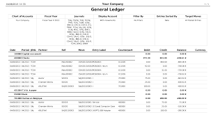 General Ledger And Trial Balance