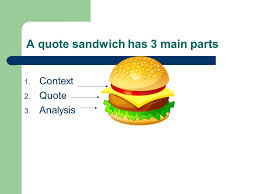 What does an apa style paper look like cwi. How To Make A Quote Sandwich A Quote Sandwich Has 3 Main Parts 1 Context 2 Quote 3 Analysis Ppt Download