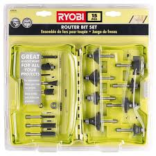 Our database features more than 30 instruction manuals and user guides in category routers ryobi. 15 Pc Router Bit Set Ryobi Tools