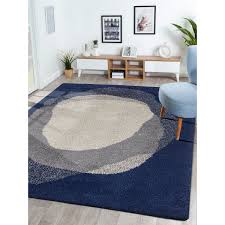 obsessions polypropylene anti static modern carpet indigo 4x6 feet blue at nykaa best beauty s