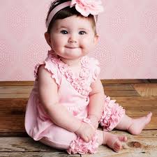 Pink Baby Girl Romper Ava By Lemon Loves Layette