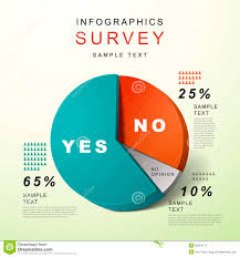 Flat Style Abstract Pie Chart Infographics Stock Vector