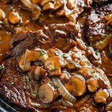 Get Beef Mushroom Soup Images Cowboy Steak Recipe gambar png