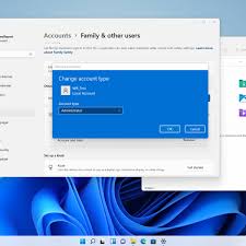 administrator account in windows 11