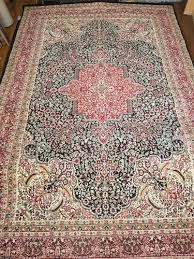 kashmiri cotton silk carpet size 7x5