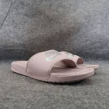 pink nike beni jdi sandals for women