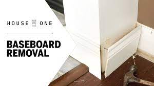 how to remove baseboards house one
