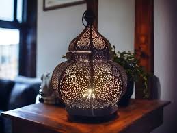 Vintage Antique Moroccan Lantern Iron