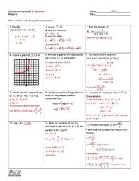 All worksheets precalculus worksheets with answers printable from precalculus worksheets. Precalculus Cumulative Review Midterm Worksheets And Solutions