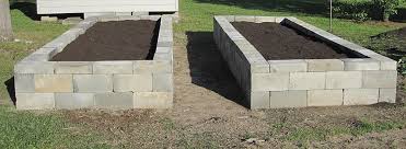 Concrete Block Planters And Raised Beds