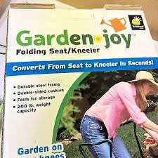 Folding Garden Kneeler Seat Bench Stool