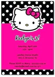 Hello Kitty Birthday Party Invitations Free Printable