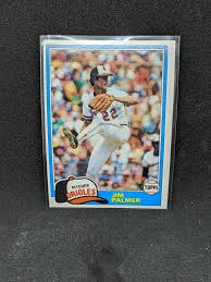 Before it was all over, though, palmer put together one final stellar season and picked on a last round of primetime baseball cards. 1981 Topps 210 Jim Palmer Baltimore Orioles Baseball Card