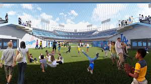 Professional sports event since the pandemic. Renovation Of Dodger Stadium Set To Be Complete By March