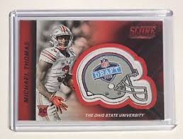 Cards in mint 9 condition are valued at about $15. 2016 Panini Score Michael Thomas Rc Nfl Draft Patch Card 12 Ebay