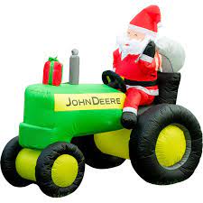 tractor inflatable lawn decor