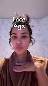 kim kardashian reveals her face age
