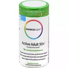 Rainbow Light Active Senior Multivitamin 90 Tablets Vitamins Supplements Fishers Foods