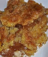 apple cobbler made with apple pie
