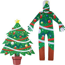 Christmas Tree Jumpsuit For Kids