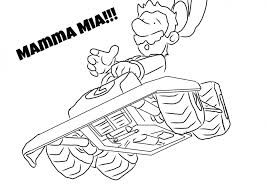 Mario has been a beloved character since the arcade days of donkey kong in 1981. Mario Kart 154472 Video Games Printable Coloring Pages