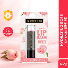good vibes rose hydrating pink tinted