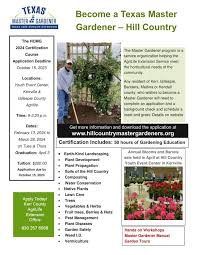 hill country texas master gardeners