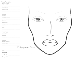 Blank Mac Face Charts Makeup Anarchist Make Up Planning