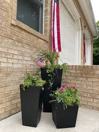 how to fill large planters kippi at home