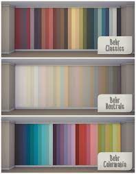 simsrocuted behr wall paint collection