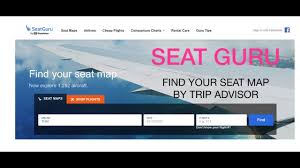 seatguru find your seat map by