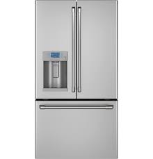 Water lines often go through the freezer and/or ice maker in order to . Cafe Energy Star 27 8 Cu Ft Smart French Door Refrigerator With Hot Water Dispenser Cfe28tp2ms1 Cafe Appliances