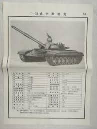 Details About Soviet Russian T 72 Main Battle Tank Recognition Training Poster China 1978