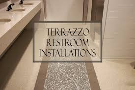 terrazzo restroom installations doyle