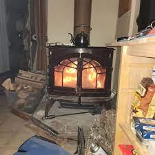 Big Red Chimney Stove Vancouver