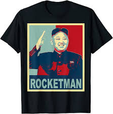 Use your mouse to make a funny face of kim. Rocketman Und Die Dotard Kim Jong Un Funny Trump Meme T Shirt Amazon De Bekleidung