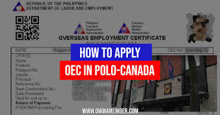 get oec polo canada appointment