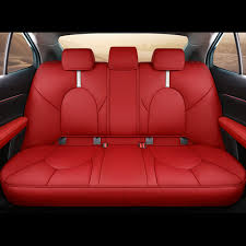 Brown Custom Nappa Leather Seat Covers